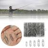 260Pcs Fishing Speed Clips Rustproof High Strength Freshwater Saltwater Stainless Steel Speed