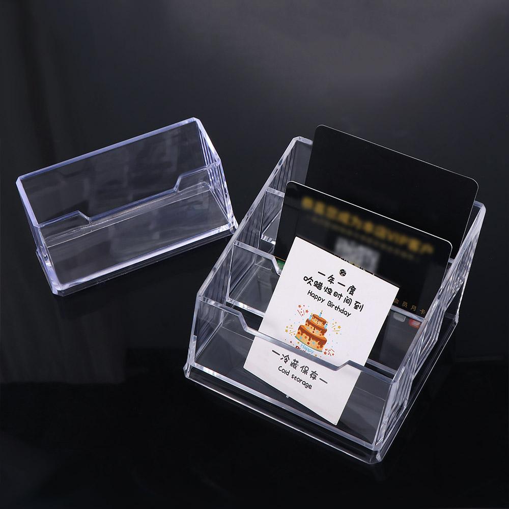 Home Office Supplies Business Card Container Cards Display Stand Card Display Shelf Name Card Rack