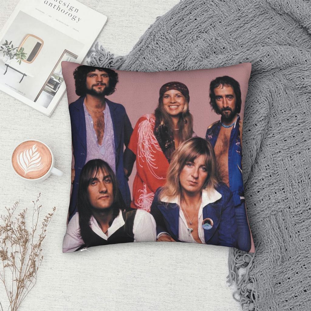 Декор для сиденья Fleetwood Mac рок-металл группа Наволочка Начинка Чехол на подушку На молнии Несколько размеров