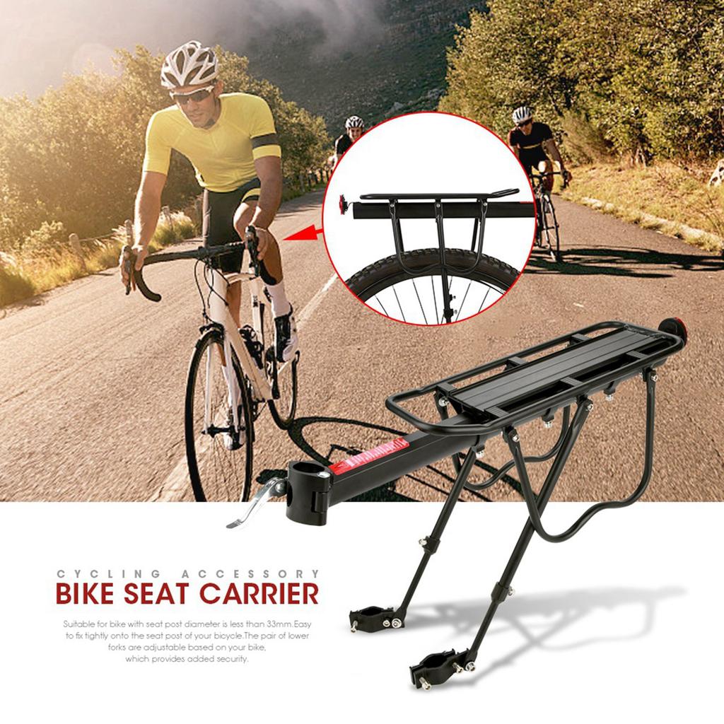 Aluminum Alloy Mountain Bike Bicycle Rear Seat Luggage Shelf Rack Carrier Cycling Accessory