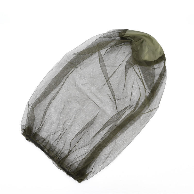 Insect Mosquito Net Mesh Face Fishing Hunting Outdoor Camping Hat Protector Cap
