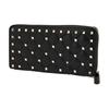 Valentino Studded Zipper Wallet Women Wallet Black NW2P0P00-NAP-0NO
