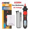 New ANENG A3004 Digital Multimeter Pen 4000 Counts AC/DC Current Meter Electric Handheld Tester Voltage Resistance Profesional Tools Digital Display