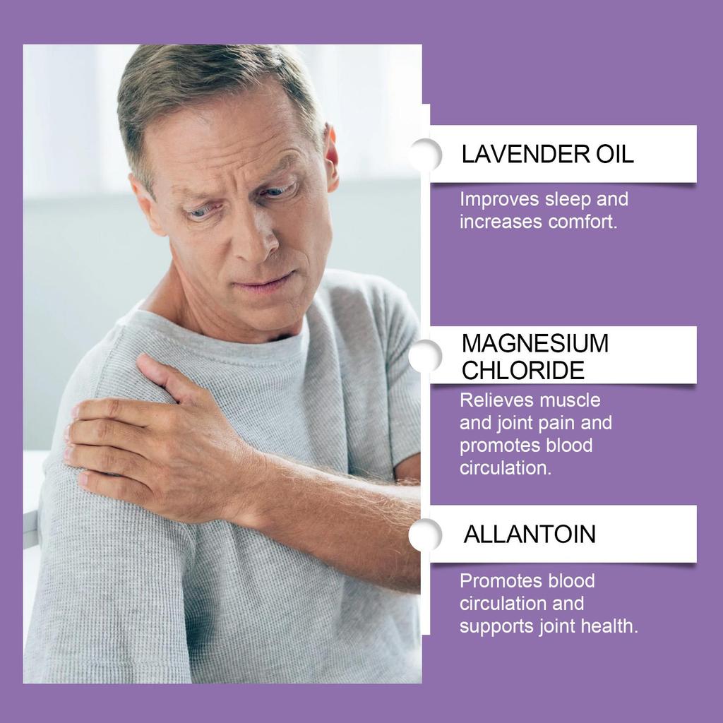 Успокаивающий магниевый крем для тела Снимает дискомфорт в суставах запястий и коленей Мягкие ингредиенты Ежедневный массажный уход