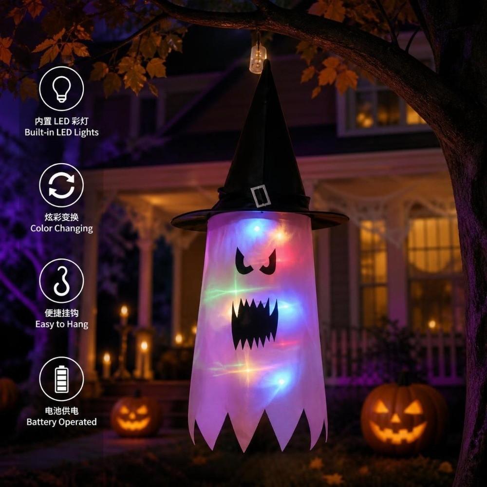 Lightweight Glowing Halloween Decorations Hanging Decoration LED Glowing Light Halloween
