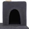 Scratching Post with Sisal Scratching Posts Dark Grey 123 cm