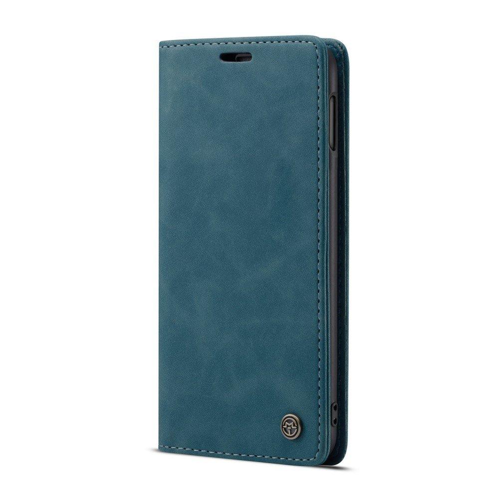 CASEME Case for Samsung Galaxy S10E, Leather Wallet Case, Blue