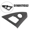 Car Console Lock Cylinder Trim Cover+Button 51169171552 for BMW 5-Series F10 F11 F18 10-16 Armrest Box Switch Panel A
