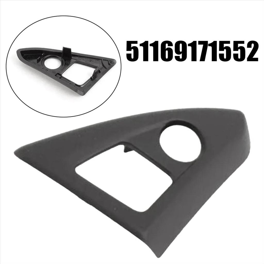 Car Console Lock Cylinder Trim Cover+Button 51169171552 for BMW 5-Series F10 F11 F18 10-16 Armrest Box Switch Panel A
