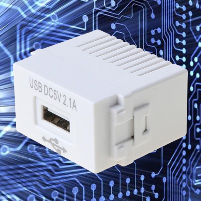 USB-модуль свитчинга питания Настенная розетка Панельная розетка с оптоволоконным оптическим интерфейсом SC