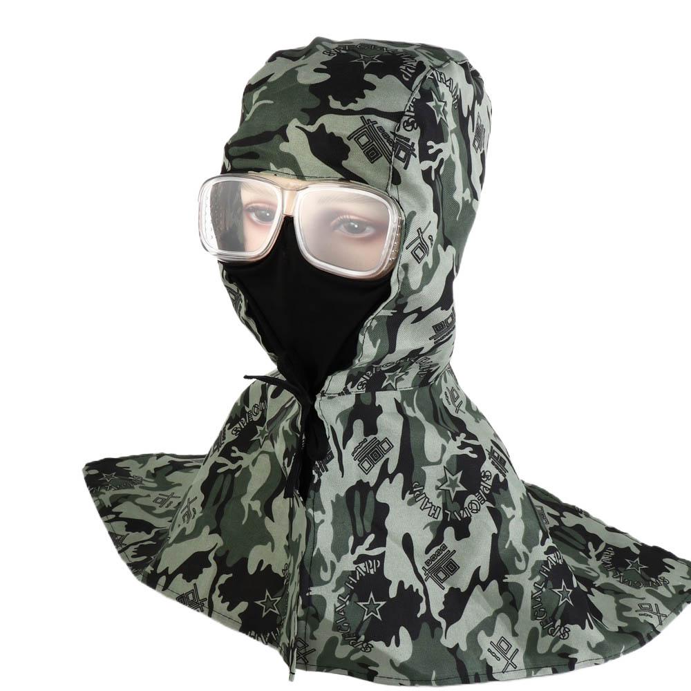 Моющийся полностью защитный сварочный капюшон, огнестойкий, защитный, дышащий, сварочный шейный капюшон, защита кожи, многоразовый