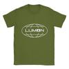 Men's T-Shirts Lumon Industries Leisure Pure Cotton Tees Short Sleeve  T Shirts Round Collar Clothing 4XL 5XL