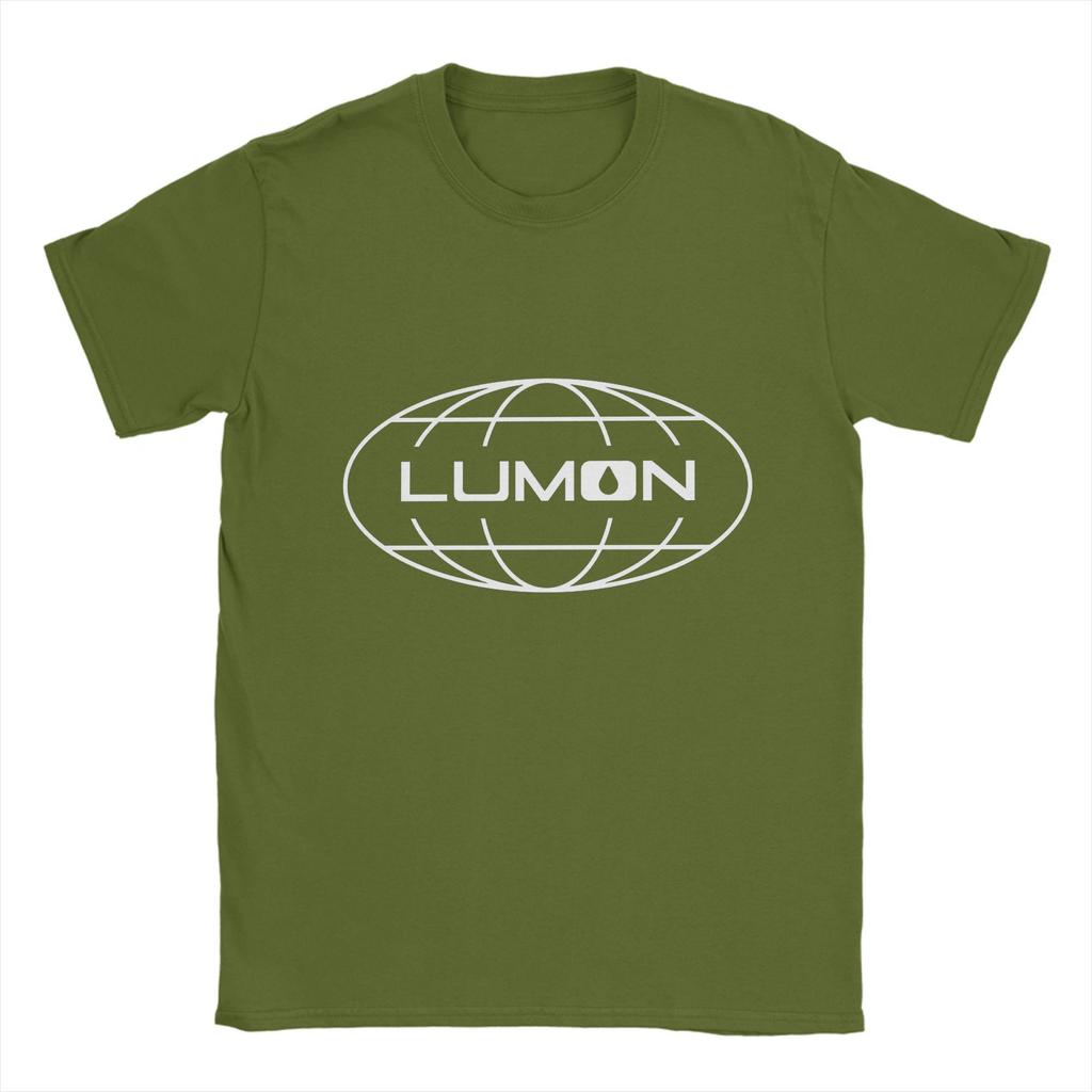 Men's T-Shirts Lumon Industries Leisure Pure Cotton Tees Short Sleeve T Shirts Round Collar Clothing 4XL 5XL