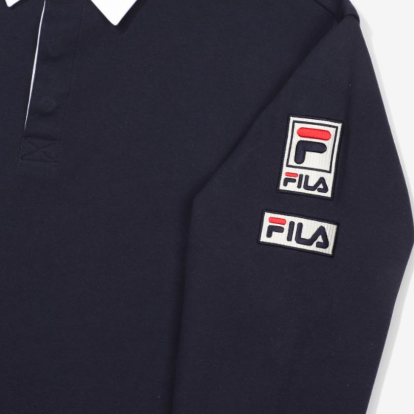 Fila Футболки-поло Унисекс Синий Воротник-поло Умеренный Прямой крой FS2TLF1311X-INA