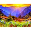 Diamond Embroidery Nature Sunrise Scenery Diamond Painting Cross Stitch Mountain Picture