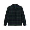 Повседневная рубашка Polo FW25 Фланелевая клетчатая с воротником, нагрудным карманом и длинными рукавами Детская Детские рубашки 323979344-001