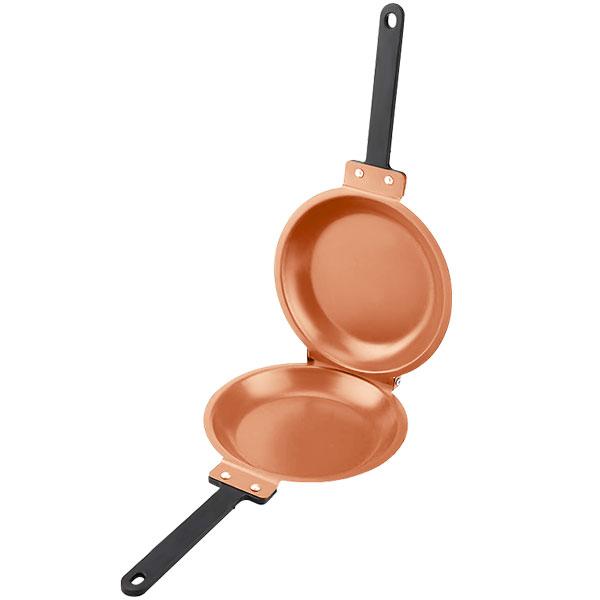 Двусторонняя сковорода для блинов с антипригарным керамическим покрытием, переворачивающаяся сковорода, яичница, блинница, сковорода-гриль, бытовая кухонная утварь