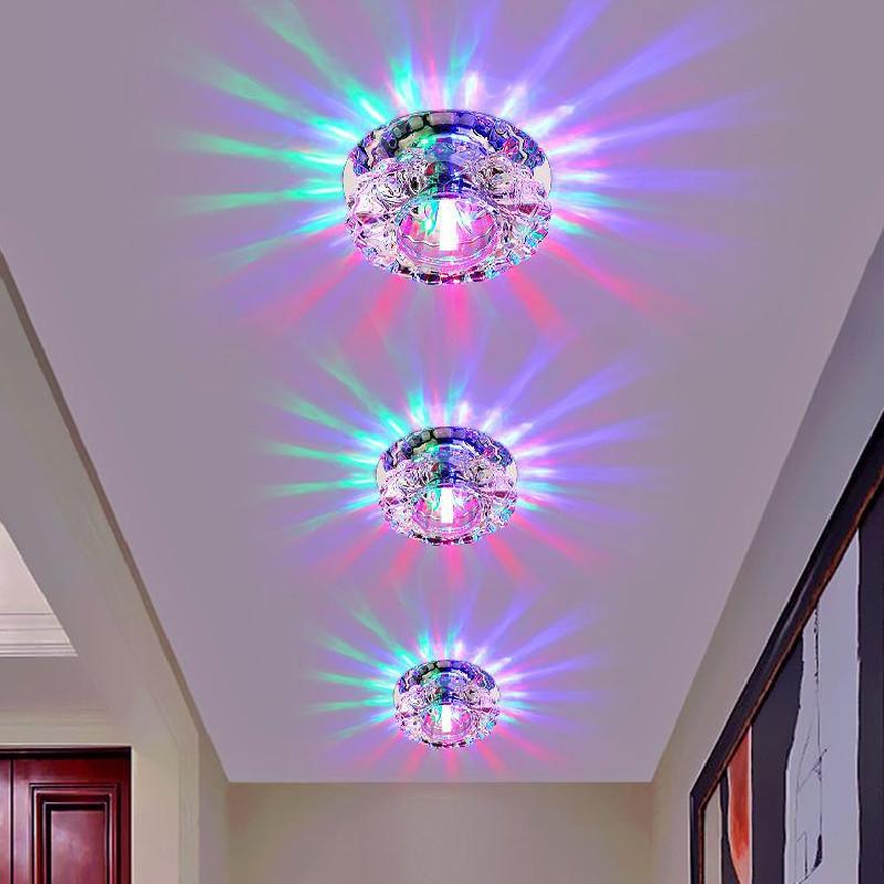 Spotlight Led Crystal Downlight For Aisle Entrance Hall Ceiling Light Fixture
