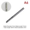 Tungsten Rotary File Hard Alloy Rotary Bur Drill Bit Engraving Cutter 3Mm Shank