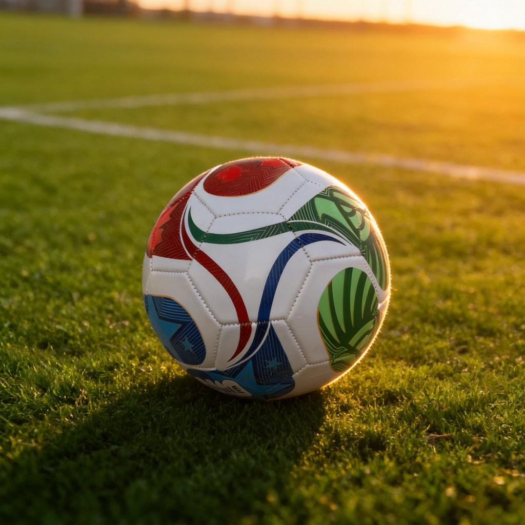 Global Football Cup Pvc Soccer Ball With Seam For Training And Match Use