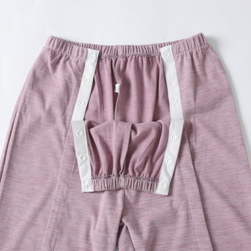 Женские брюки на пуговицах по всей длине для ухода за пациентами Послеоперационные брюки для легкого надевания/снятия