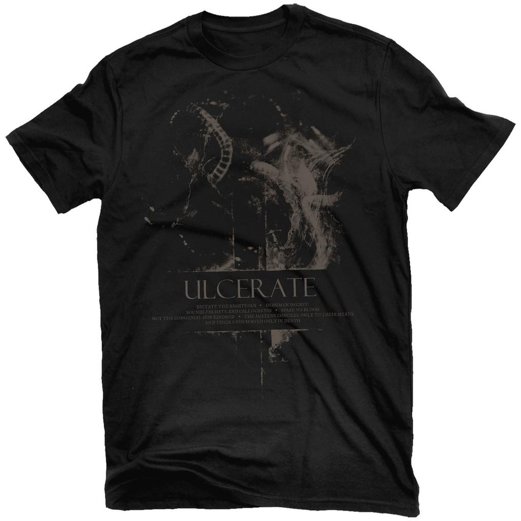 Ulcerate  Paralyzed Paradise Band Graphic Tee  Cotton Round Neck Casual Unisex Tshirt Summer Top