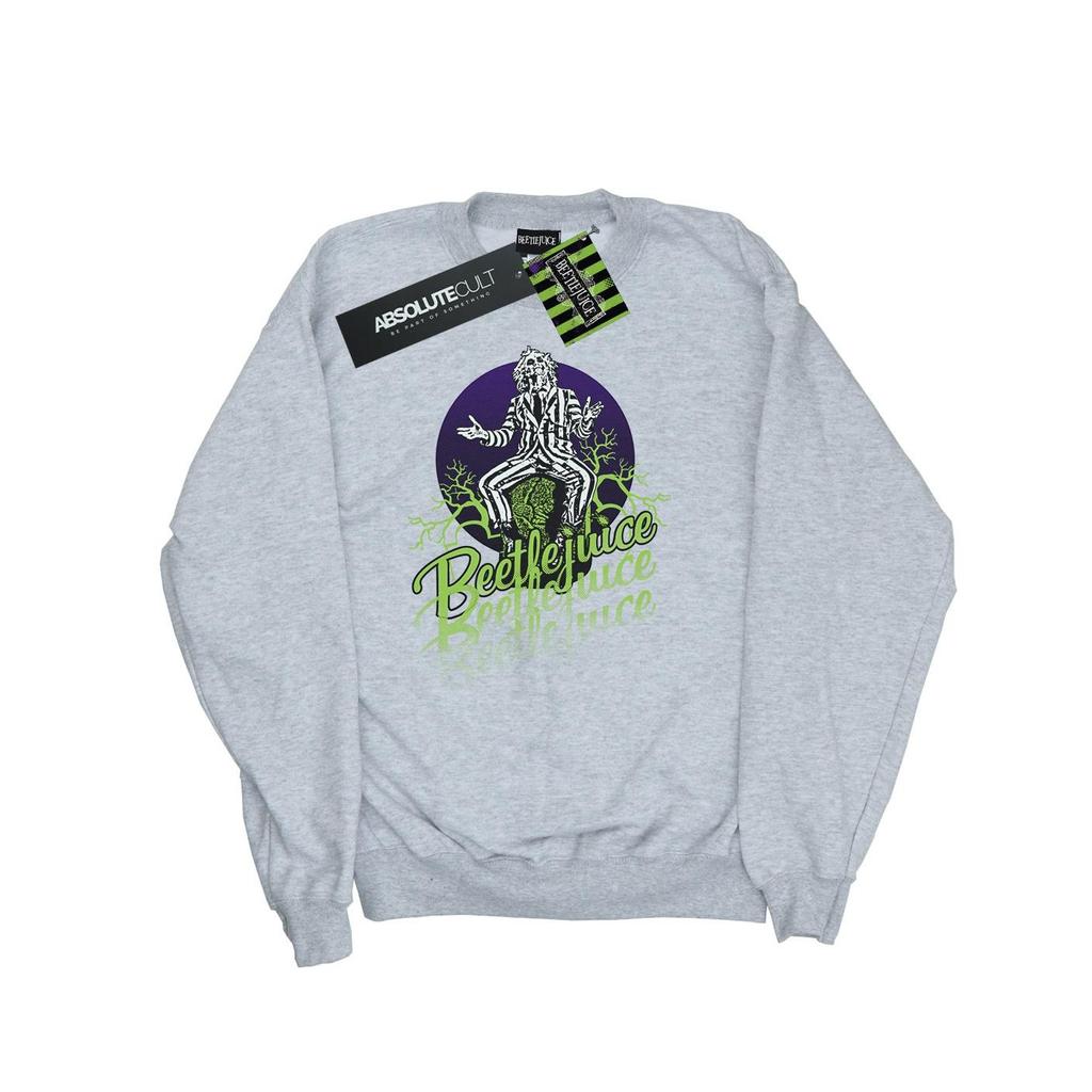 Beetlejuice Mens Faded Pose Sweatshirt