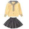 Girls' Korean Style Spring Chic Cardigan & Skirt Set 2025