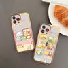 Кавайный чехол для телефона Sumikko Gurashi для iPhone 13 14 Pro Max XS XR 12 11 Pro 13 Mini 6 7 8 Plus Мягкая прозрачная задняя крышка