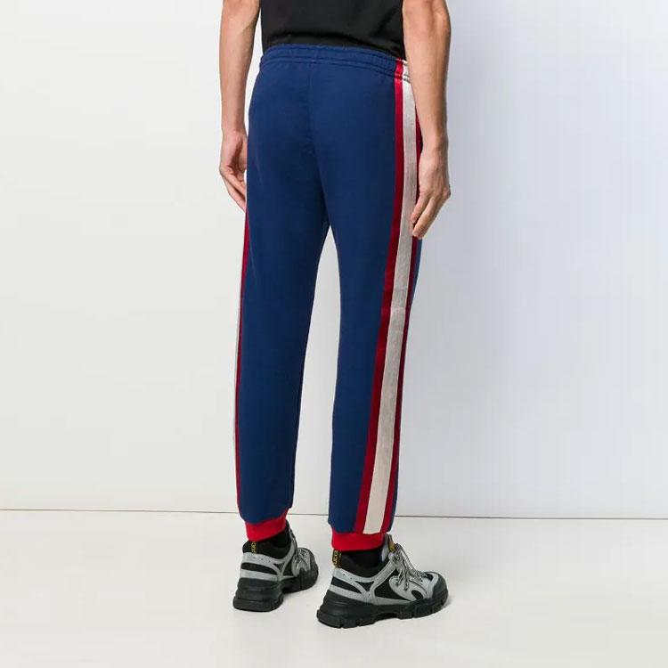 Gucci Мужские вязаные спортивные штаны синие 576063-XJBBP-4703