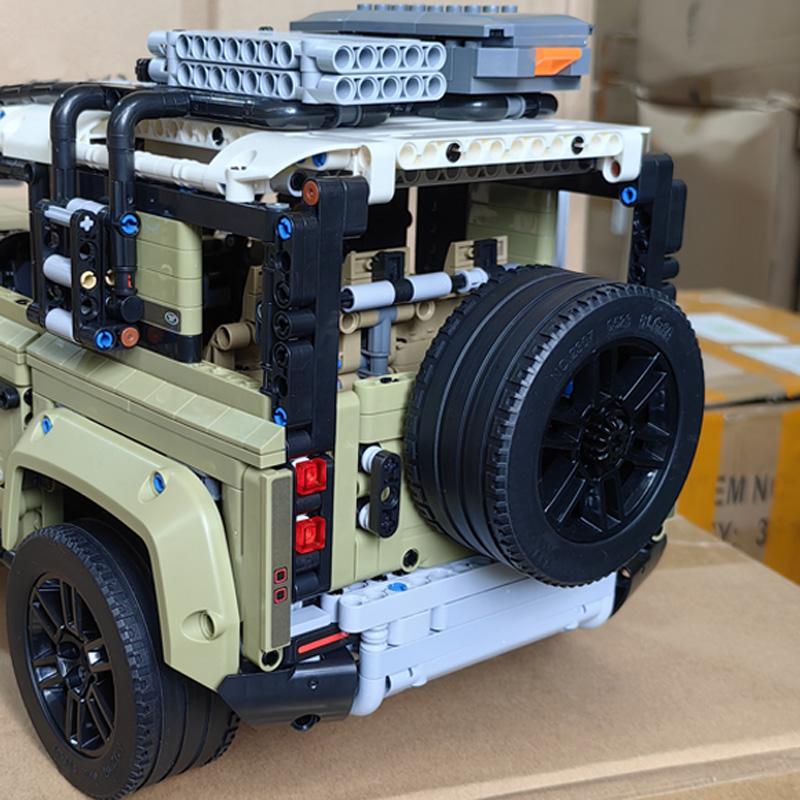 @2573 детали Технический Внедорожник Land Rover Defender Классическая модель автомобиля 42110 Набор Модель транспортного средства Игрушки Кубики для мальчиков Подарки для взрослых