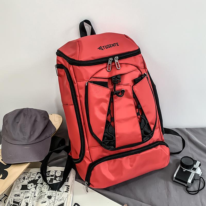 Студенческий мужской рюкзак для уличного спорта, баскетбольная сумка, женский рюкзак контрастного цвета для учеников средней школы