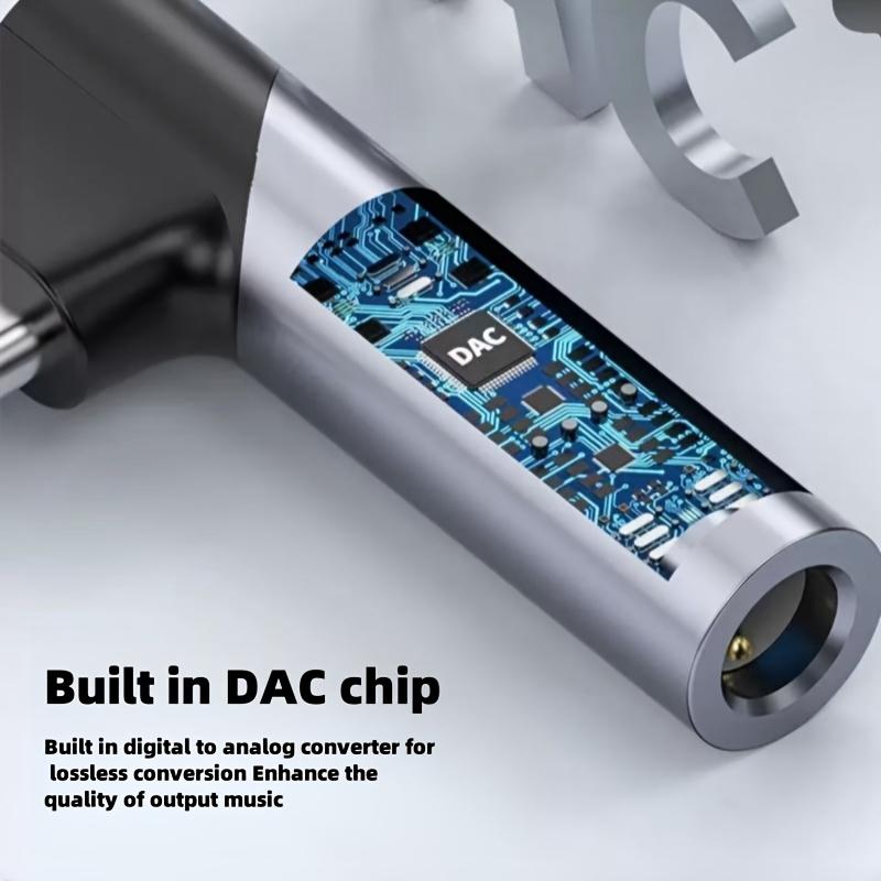 Аудиоадаптер Type-C на 3,5 мм, 1 шт. для наушников