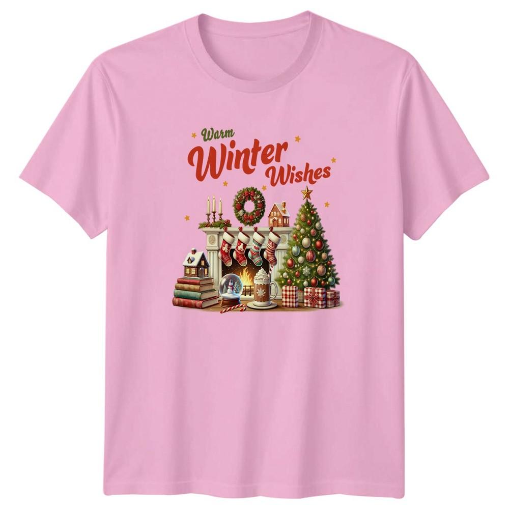 Warm Winter Wishes Christmas Holidays Unisexs TShirt Unisexs Tee Graphic