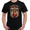 Rock N Roll T-Shirt Skull Guitar Mens Funny Music Electric Band Drums Top Unisex
