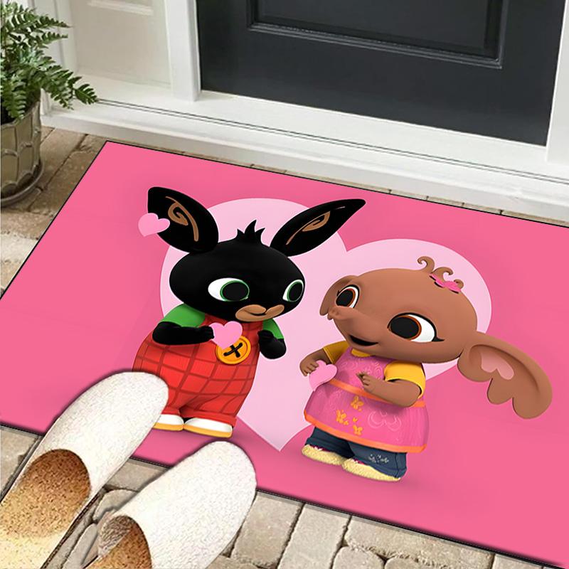 1PC rug Rainbow Bing Friends Singing Carpet, Chair Rug,Area Rug for Office Bedroom living rooms bedroom, Doormat decor Christmas fan gifts
