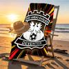 Go Ahead Eagles Print Beach Towel Design, Soft, Lightweight. for Home Bathroom, Spa, Pool, Yoga, Surfing, Camping, Gift for Family, Friend