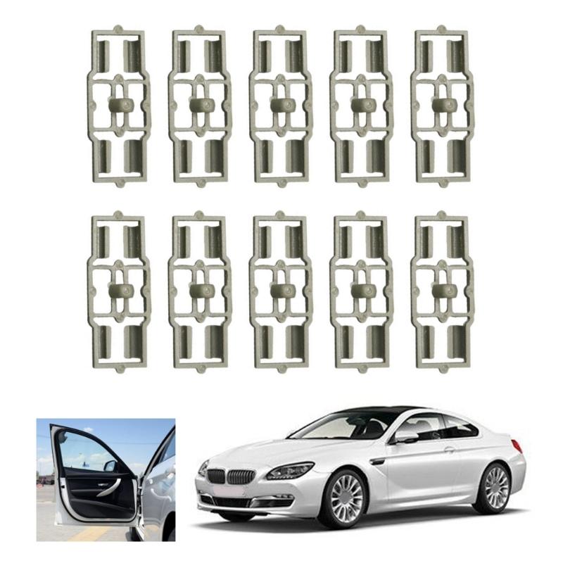 Зажимы для уплотнителей, подходящие для зажима для уплотнения двери R46, спереди и сзади 51717006757, крепление капота двигателя, пластиковая крепежная прокладка