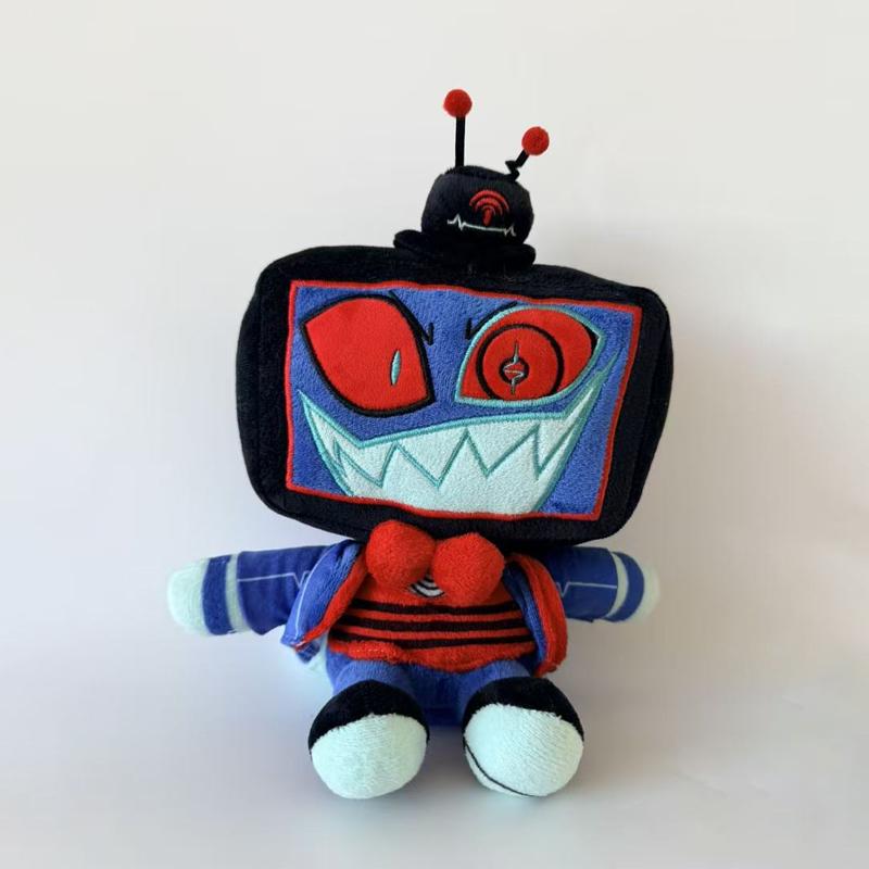 Новые Плюшевые Игрушки Hazbin El Плюшевый Вокс Фигурки из Мультфильмов Аниме Куклы Плюшевые Набитая Кукла Периферия Детские Игрушки Подарки на День Рождения