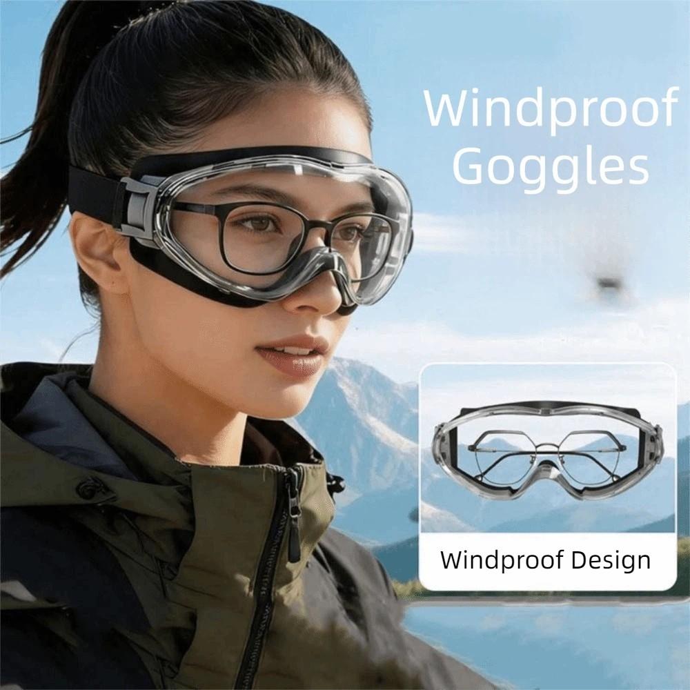 Anti Scratch Safety Glasses Clear Lens Dust Proof Goggles Anti Fog Goggles Eye Protection
