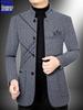 Мужская шерстяная куртка LOMON: Осенняя верхняя одежда в стиле Business Casual для среднего и молодого возраста, больших размеров, высококачественный папин стиль.