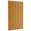 Roof Panel 12 Pcs Natural 80 X 45 Cm Galvanized Steel