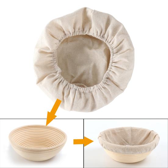 Bread Basket Liner Cloth Banneton Proofing Basket Liner Cloth Lightweight Durable Dough Basket Cover for Crispy Crusts