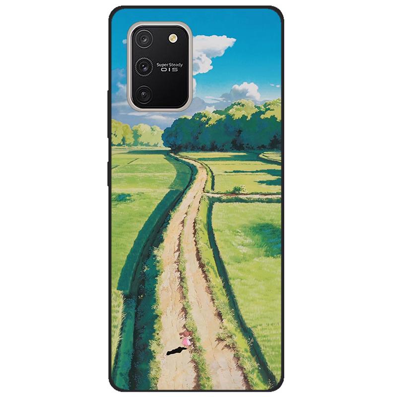 Чехол для Samsung Galaxy S10 Lite G770F Силиконовый Черный Мягкая Задняя Крышка для Samsung S10 Lite Чехол 2020 TPU S10Lite Чехол S 10 Lite