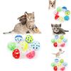 Пластиковый мяч для бросания для домашних животных с полым дизайном для кошек и мелких питомцев