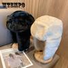 Women's Winter Thickened Warm Beanie Russian Caps Korean Fashion Ushanka Earflap Pilot Hat Women's Trend Bomber Hat Adjustable