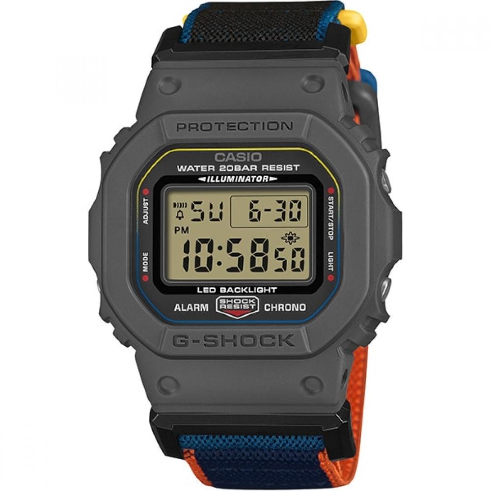 Casio G Shock Новая серия с тканевым ремешком Dw 5600mnc 8a2jf