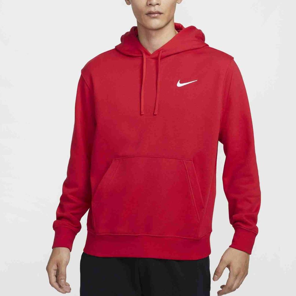 Nike Men's Sportswear Club Fleece Pullover Hoodie 'University Red' HF1177-657