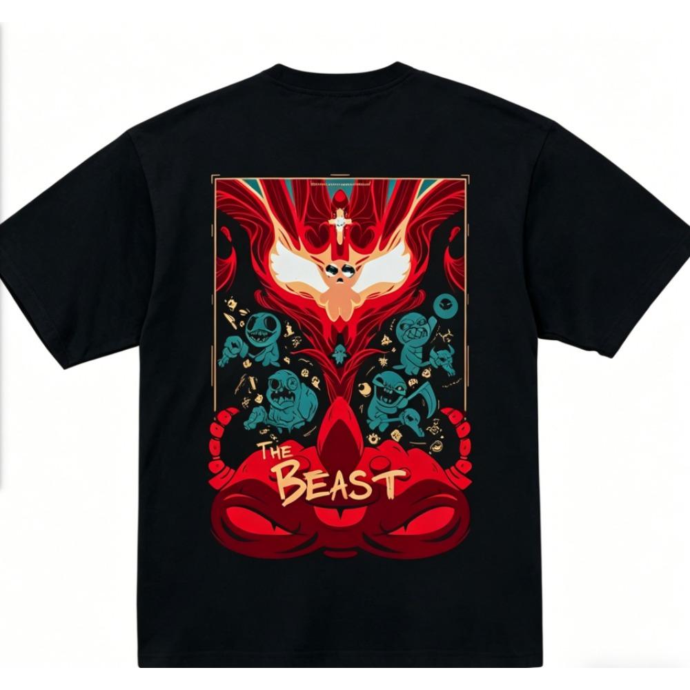 The Binding of Isaac Indie Anime Lover T shirt Year round clothing personality Clothes Plus Size Unisex New Model Couples high quality soft
