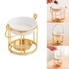 Elegant Gold Cage Shape Essential Oil and Candle Burners Diffuser for Home Decors and Relaxation in a Portable Designs